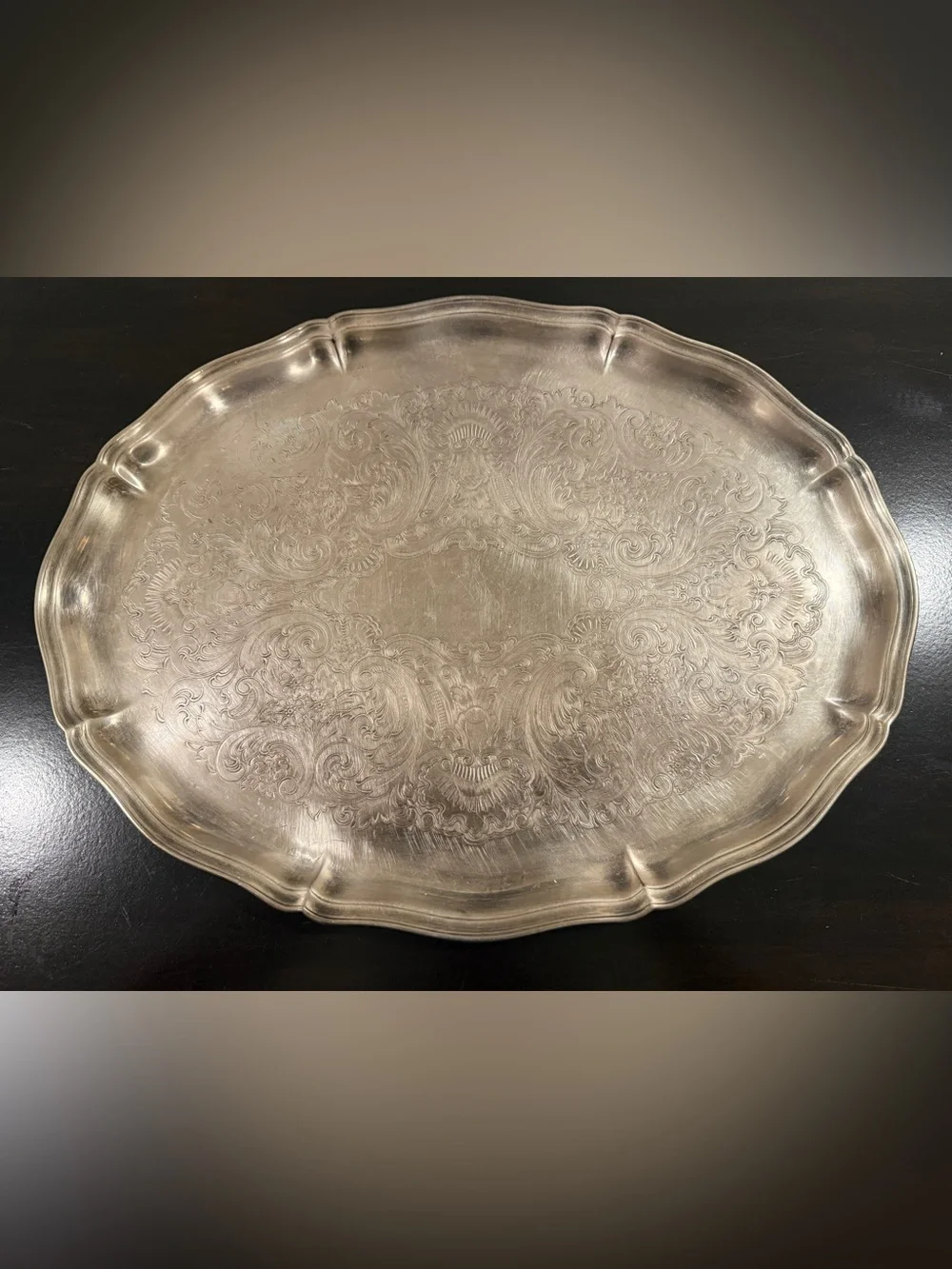 Kent Silversmiths Silver-Plated Serving Tray